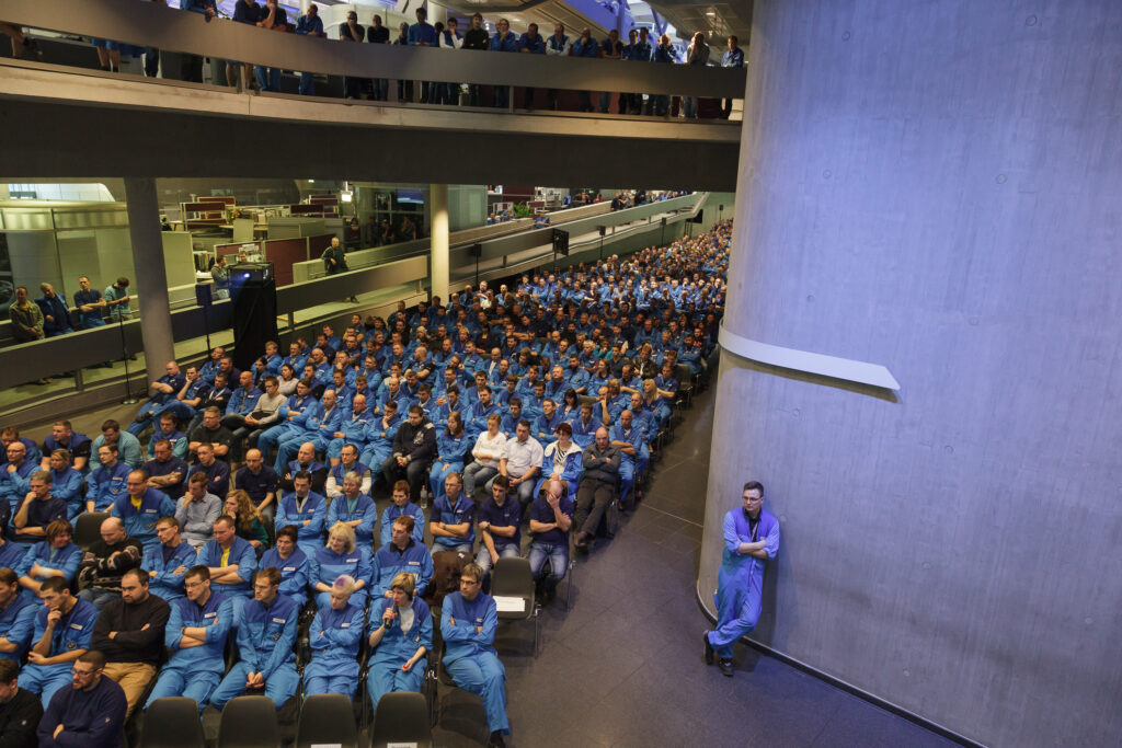 Betriebsversammlung BMW Werk Leipzig