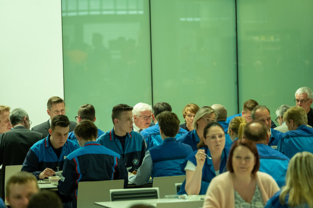 Kantine mit Staatsbesuch