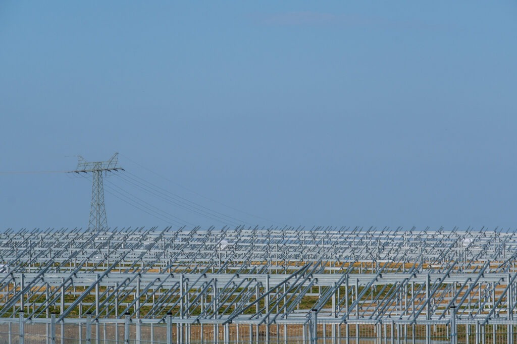 Baustelle Solarpark