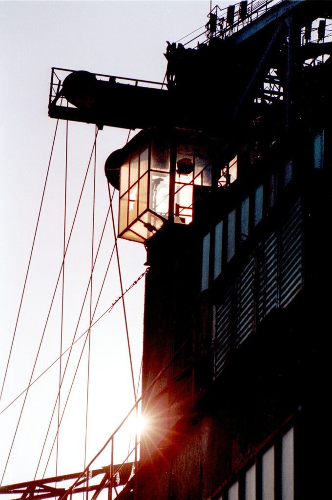 Tagebau Förderbrücke AFB 18 im Tagebau Zwenkau