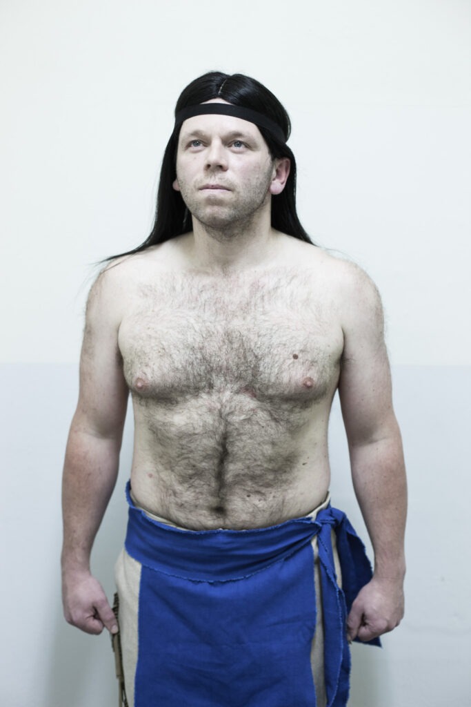 Porträtserie CENTRALINDIANER. Statisten bei dem Karl May Festspielen Leipzig (von und mit Rainald Grebe) am Centraltheater Leipzig.