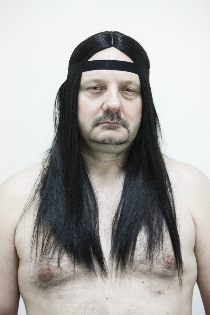 Porträtserie CENTRALINDIANER. Statisten bei dem Karl May Festspielen Leipzig (von und mit Rainald Grebe) am Centraltheater Leipzig.