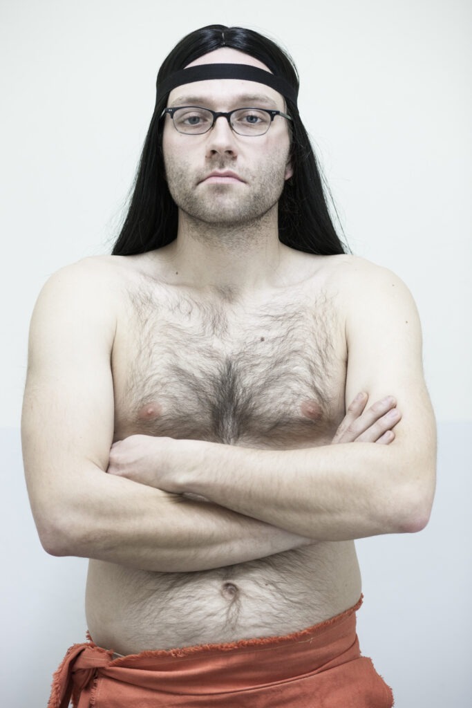 Porträtserie CENTRALINDIANER. Statisten bei dem Karl May Festspielen Leipzig (von und mit Rainald Grebe) am Centraltheater Leipzig.