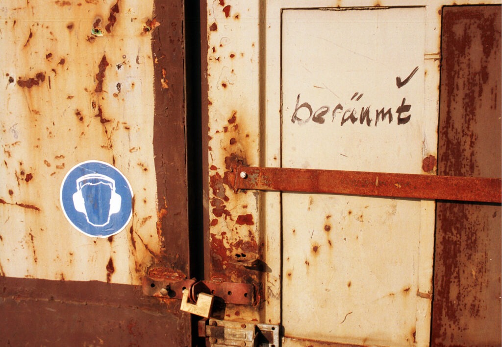 Tagebau Förderbrücke AFB 18 im Tagebau Zwenkau