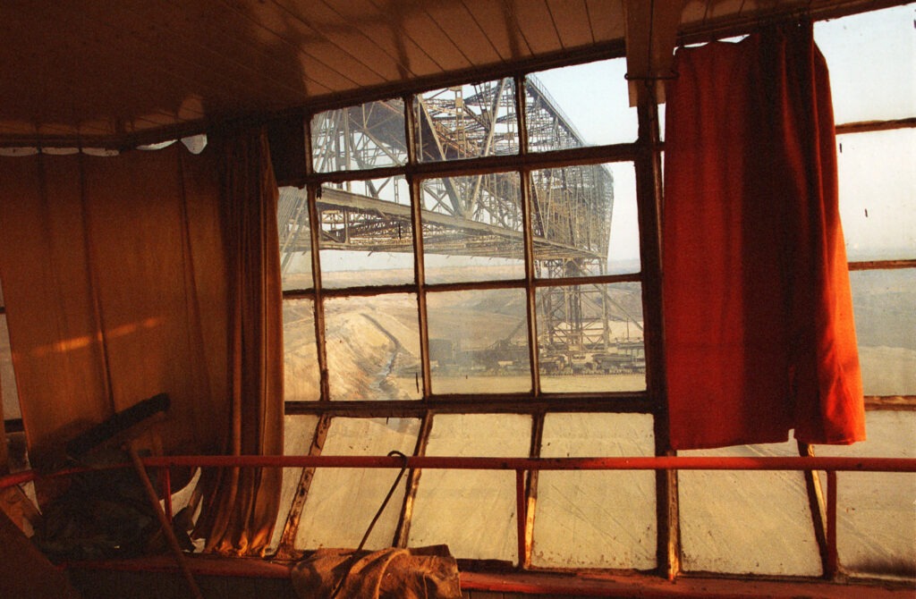 Tagebau Förderbrücke AFB 18 im Tagebau Zwenkau