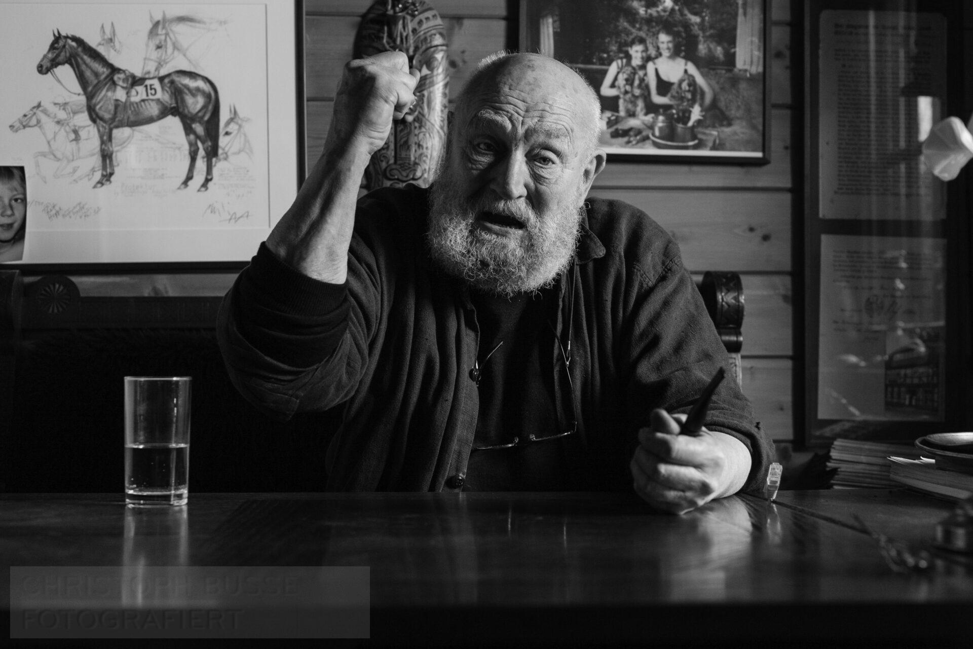 Rolf hoppe. schauspieler.