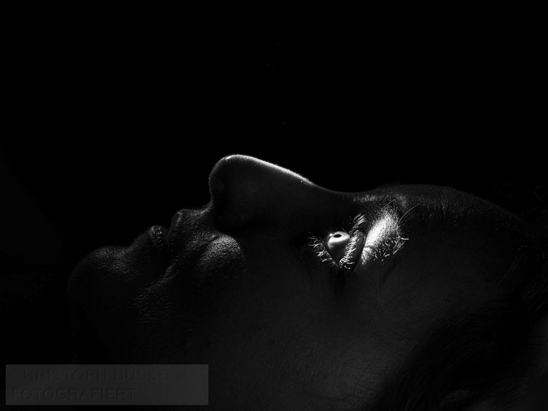 Strahlendes auge
